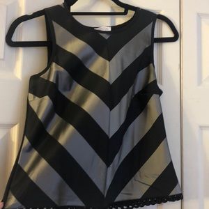 Chevron print crop top
